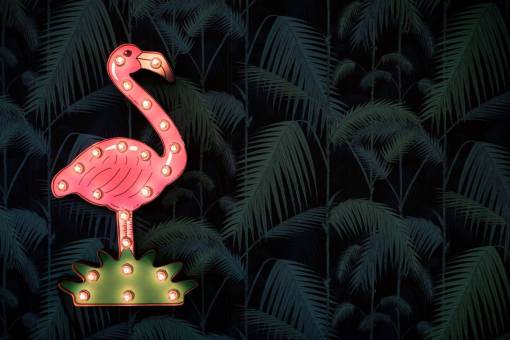 flamingo diseño de arte patrones plantas árboles hojas animales