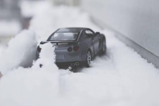 juguetes coche vehículo juguete nieve invierno desenfoque