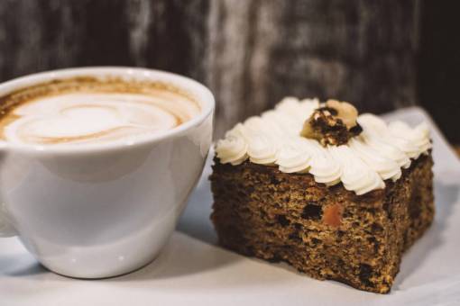 carrot-harvest carrot  cake  cappucino  coffee  mug  cup  slice