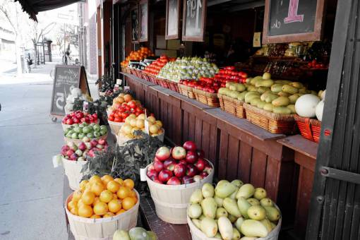 apple frutas verduras mercado callejero peras manzanas naranjas