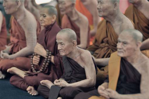 monk monks  religion  culture  old  elderly  people  praying