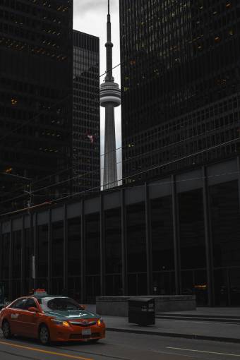 taxi urban  city  establishment  building  structure  infrastructure  tower