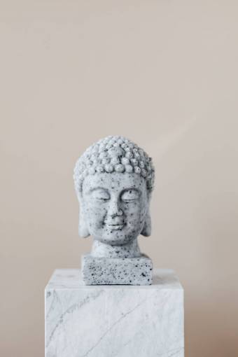 religion Marble buddha head statue