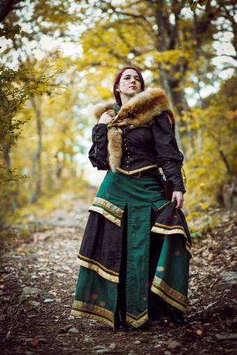 Disparo de una mujer vikinga