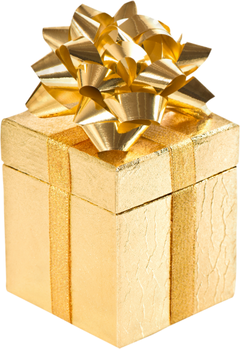 container-ship  gift christmas png overlay container gold colored box