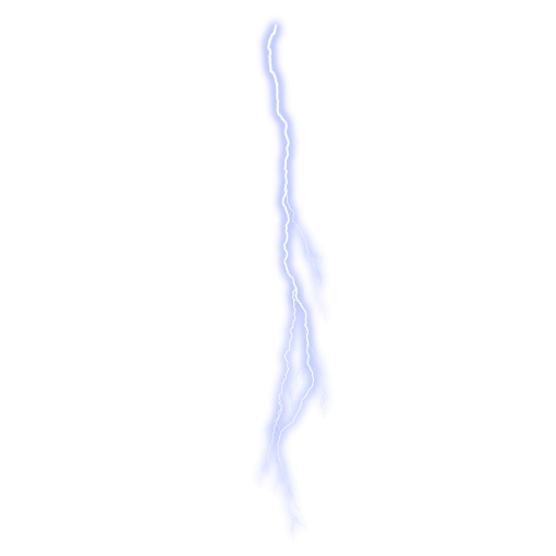 one  overlay isolated blue ray png storm lightning effect