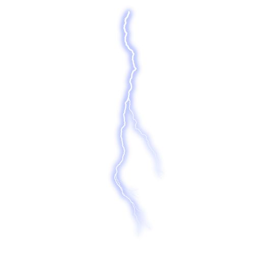 physical-structure  overlay storm isolated lightning effect ray blue png