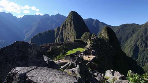 peru Machu Pichhu; Cusco; Perú paisaje de montaña al aire libre pico de la montaña naturaleza cordillera