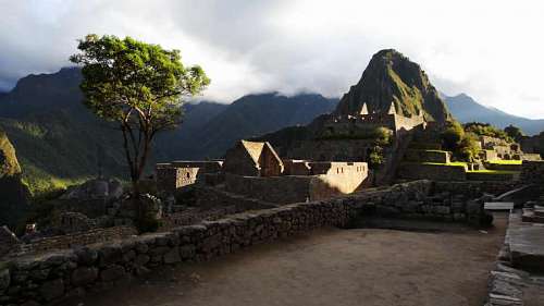 peru Montaña Machu Pichhu; Cusco; Perú arquitectura del paisaje famoso lugar antigua ruina inca