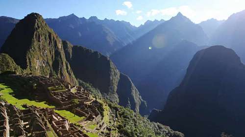 peru Naturaleza Machu Pichhu; Cusco; Perú paisaje montañoso pico de montaña acantilado al aire libre