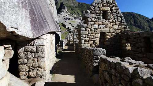 peru Ruina antigua naturaleza arquitectura montaña antigua Machu Pichhu; Cusco; Perú al aire libre