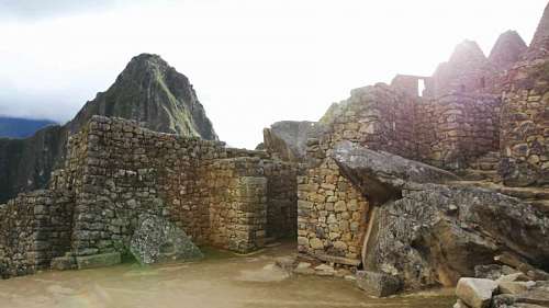 peru Antiguas ruinas de Machu Pichhu; Cusco; Perú ruinas antiguas arquitectura de historia antigua