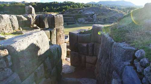 peru Historia al aire libre antigua ruina antigua Machu Pichhu; Cusco; Perú arqueología antigua