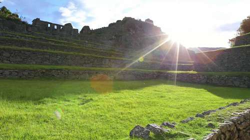 peru Aire libre Machu Pichhu; Cusco; Perú historia naturaleza arquitectura antigua ruina pasto
