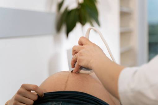 medicine healthcare and medicine doctor caucasian ethnicity doctor;pregnant;ultrasound adult women human hand