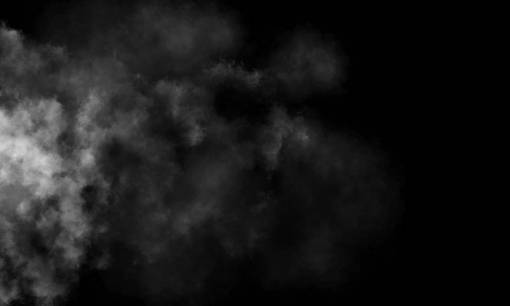 png Humo sobre superposición de fondo negro