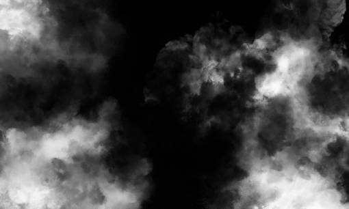 png Humo sobre superposición de fondo negro