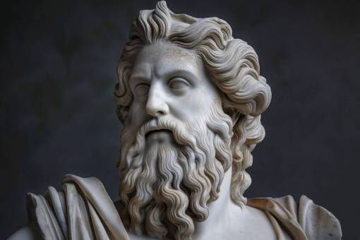 fondos de pantalla hd Estatua de mármol del dios Zeus