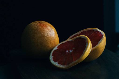 vitamina cítricos jugoso pomelo pulpa alimentos vitaminas