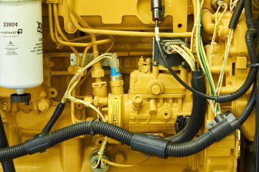 potencia generador de energía del motor sala de motores de respaldo