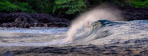 lava-flow hawaii  wave  ocean  lava rock  nature  outdoors  ocean