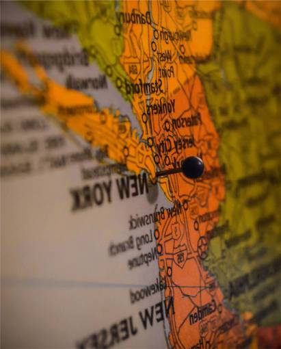 nueva york mapa de Nueva York Nueva Jersey pin Estados Unidos Estados Unidos