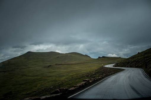 nature  landscape  mountains  slope  roads  paths  trees