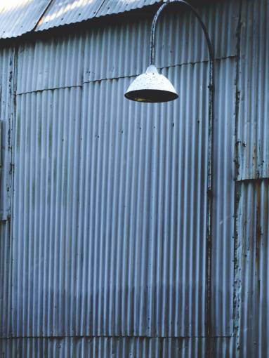 industrial antiguo edificio de luz de pared exterior lámpara de exterior