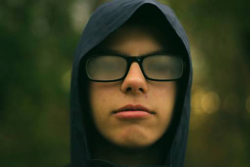 hood people  guy  kid  boy  face  hoodie  eyeglasses