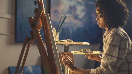 tablero gente mujer niña pintura arte ilustración tablero