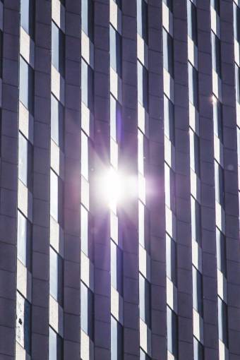 alto sol ciudad edificio alto rascacielos perspectiva moderna