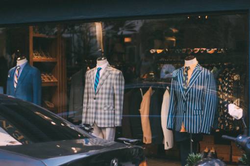 negocios tienda minorista maniquí traje sastre moda ropa