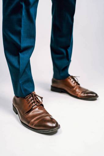 standing-on-one-leg suit clothing fashion men human leg shoe leather