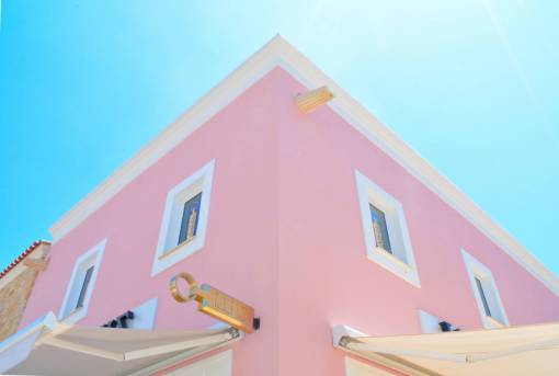 suburb architecture  houses  homes  residential  suburbs  windows  pink