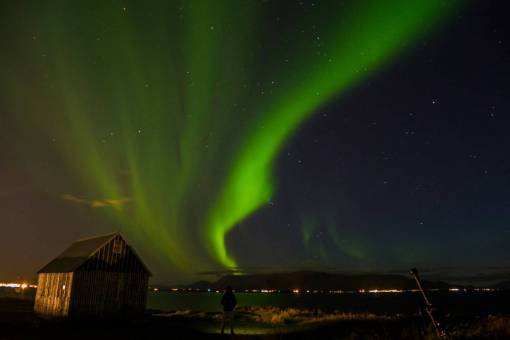 telescopio aurora espacio cielo estrellas galaxia naturaleza noche