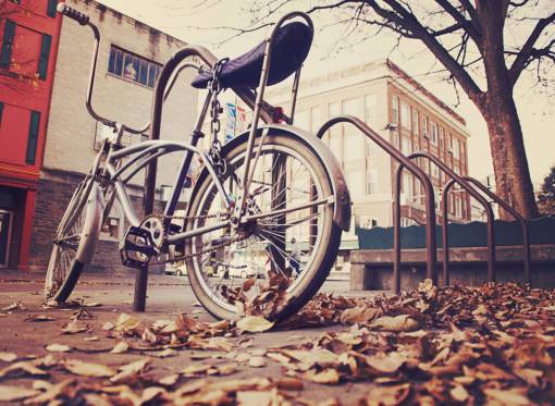 cadena bicicleta bicicletas hanldebars cadena deja pavimento hormigón