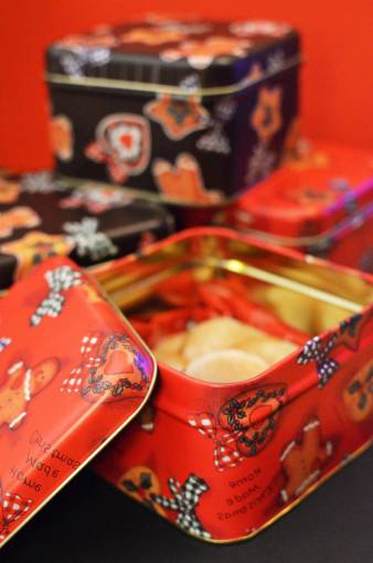 galleta galletas latas postres navideños comida snacks