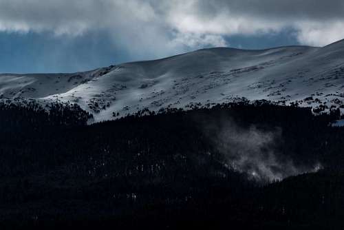 dark  mountain  highland  landscape  nature  cloud  sky