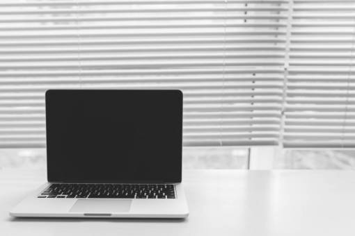 macbook  laptop  computer  technology  blinds  window  desk