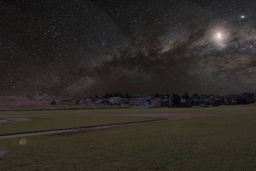 astrofotografia naturaleza paisaje verde hierba nubes cielo viajes
