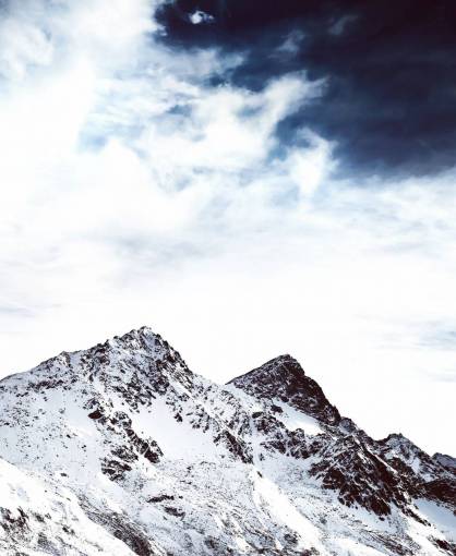 nature  landscape  mountains  slope  summit  peaks  snow