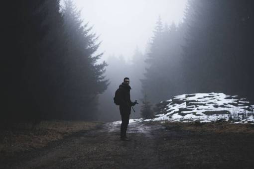 nature  landscape  people  man  alone  woods  forest
