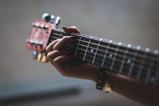 chord people  woman  hand  manicure  guitar  chords
