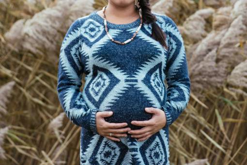 maternidad Mujer embarazada vestido de maternidad ropa fuera de la hierba