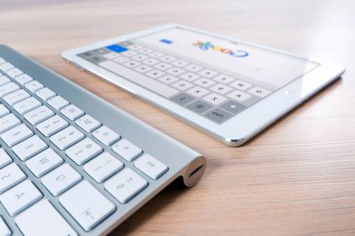 tableta tableta, teclado, tecnología, escritorio de oficina, objetos de negocio