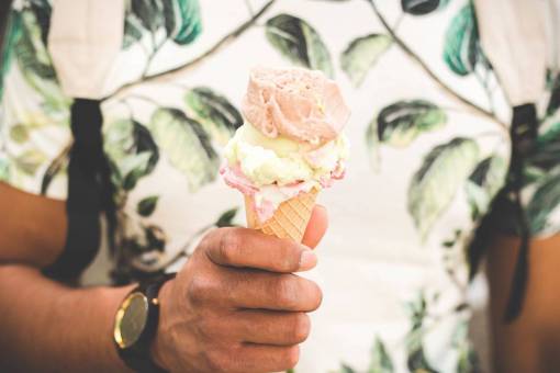 congelado cono comida helado postre helado dulces frio