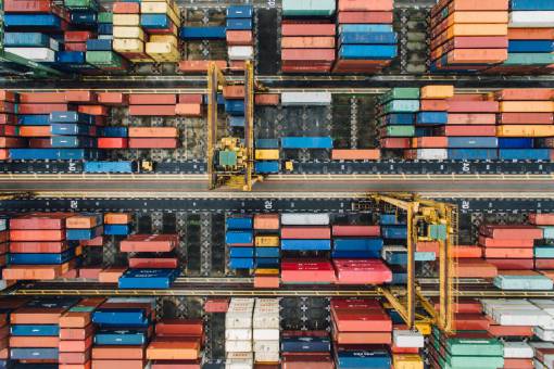 contenido contenedor van exportación viajes carga muelle transporte