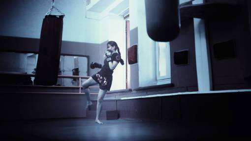thai-culture girl  kickboxing  mma  muay thai  gym  punching bag  fitness