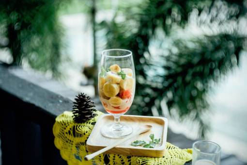 banana lifestyle  glass  food  dessert  fruits  bananas  nature