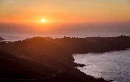 puesta del sol montaña viaje viaje aventura carretera amanecer atardecer